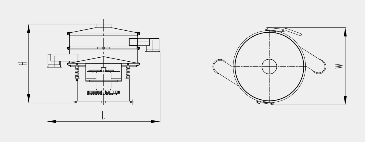 vibrating sieve drawing